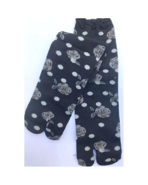 Chaussettes Japonaises Plumetis Fleuris