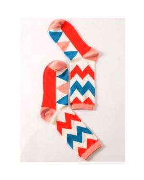  Chaussettes abstraites striures