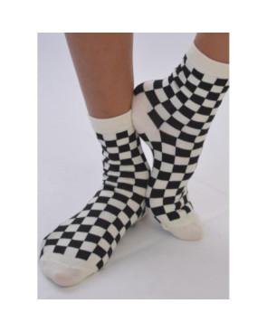 Chaussettes Carreaux bi colores