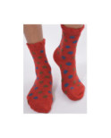 Chaussettes Non Comprimantes en Laine à Pois