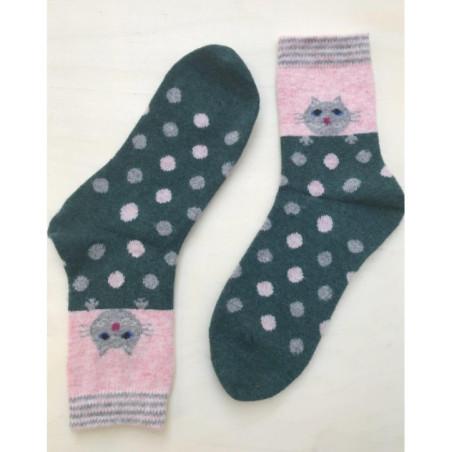 Mitaines laine bouilliefleurs lamées Ariane Lespire