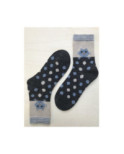 Chaussettes laine angora Pois et Chat
