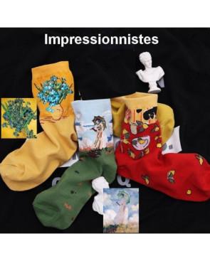 Art socks impressionnistes