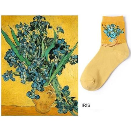 Mitaines Mohair tréfles strass  marron Ariane Lespire