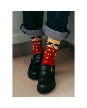 Mitaines Mohair tréfles strass  marron Ariane Lespire 2