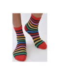 Chaussettes à rayures sympa