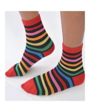Chaussettes à rayures sympa