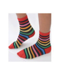 Chaussettes à rayures sympa