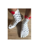 Chaussettes 5 Doigts Plumetis et noeud pap