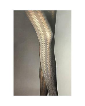 Collant à Striures chics Gris