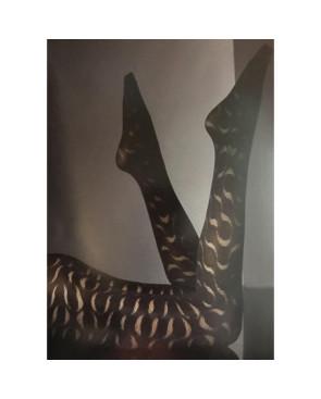 Voilà Femme Collant effet Marbré opaque