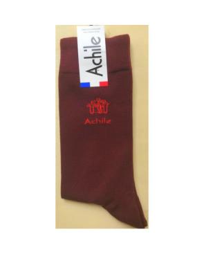 chaussettes achile gentleman bordeaux