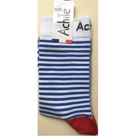 Achile Homme Chaussettes Asymétriques rayures Achile