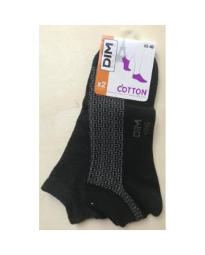 socquette dim basic coton style noir