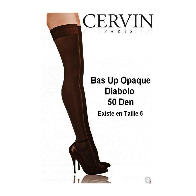 Bas Jarretière Opaque Diabolo 50 Cervin