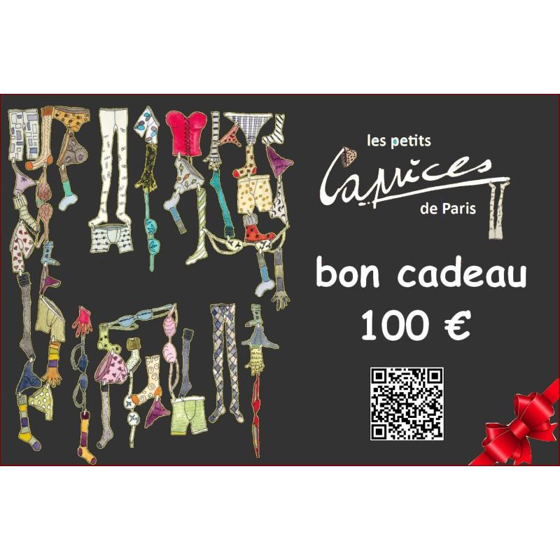 Carte Cadeaux 100 Euros Caprices