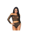 Ensemble Top et string Dentelle mode