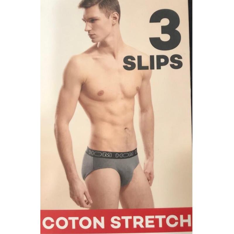Lot 3 slip Hom coton classique