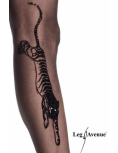 Collant Tatouage Tigre Leg Avenue 2