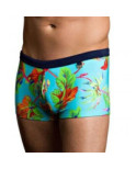 Shorty de Bain Imprimé turquoise