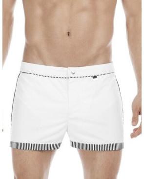 Boxer Bang Short Hom de plage blanc