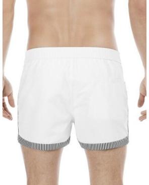 Collant Varrick Psychédélique Blanc Pamela Mann