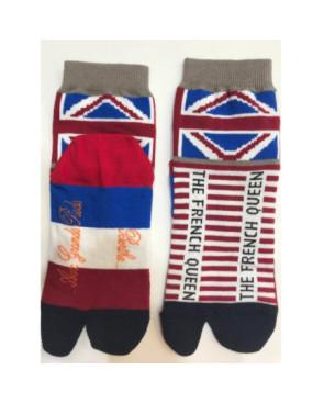 Chaussettes Tabis God Save Berthe aux grands pieds