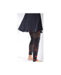 Collant  sans pieds agapanthe Noir Berthe aux Grands Pieds