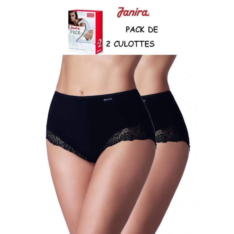 Culotte Janira Esencial Coton et dentelle