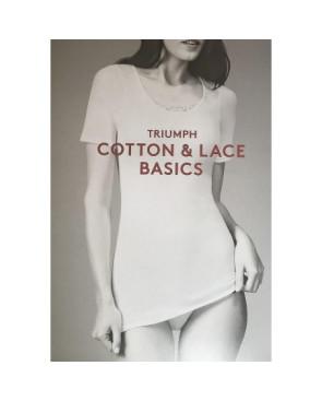 Lot 2 T shirt Pur Cotton et Dentelle Triumph