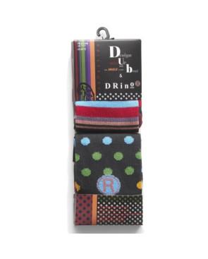 Coffret 2 paires Dub Chaussettes Pois et rayures Tendance
