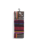Coffret 2 paires Dub Chaussettes quadrille et rayures Tendance