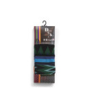 Coffret de 2 paires de chaussettes Dub Striures Bleues