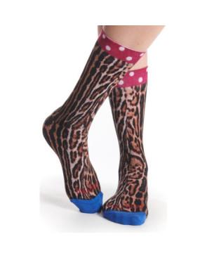 Chaussettes Dub et drino Panthère en bambou