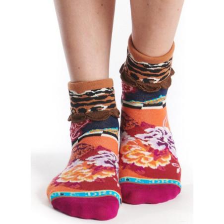 chaussettes Patchwork Peony Dub et Drino