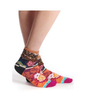 Dub et drino Femme Chaussettes Revers Dub et Drino Peony Patchwork