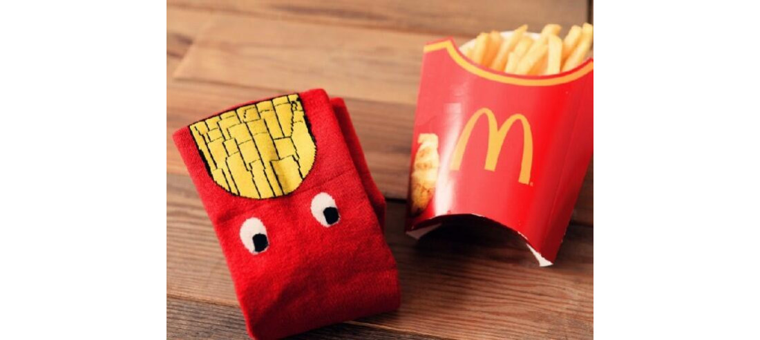 Menu chaussettes frites