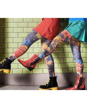 Body Tulle et dentelle Col V manches longues