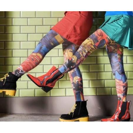 Body Tulle et dentelle Col V manches longues