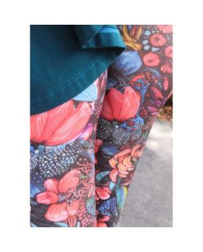  collant bouquet de fleurs explosion de couleur