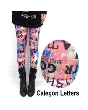 Caleçon imprimé letters Psychédélique