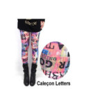 Caleçon imprimé letters Psychédélique