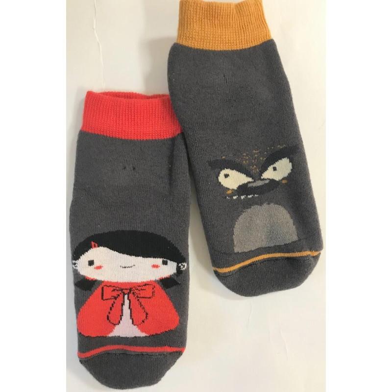Chaussettes Chaussons Chaperon et loup