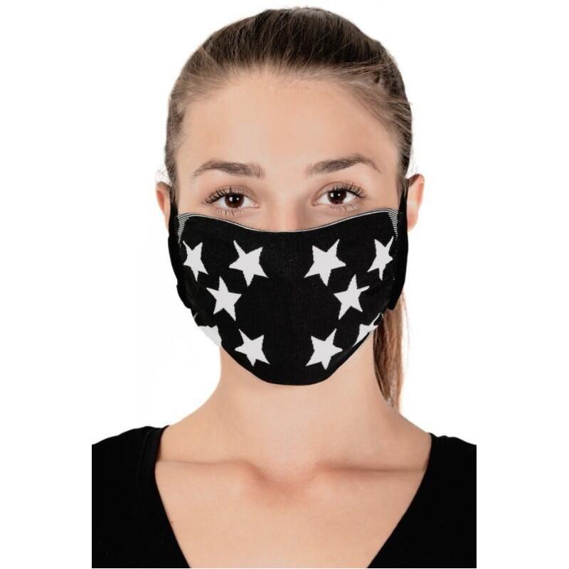 Lot De 2 Masques Barrière Motif étoiles