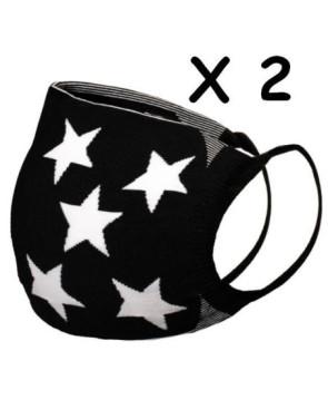  lot de 2 masques barrières fantaisie Emilio Cavallini