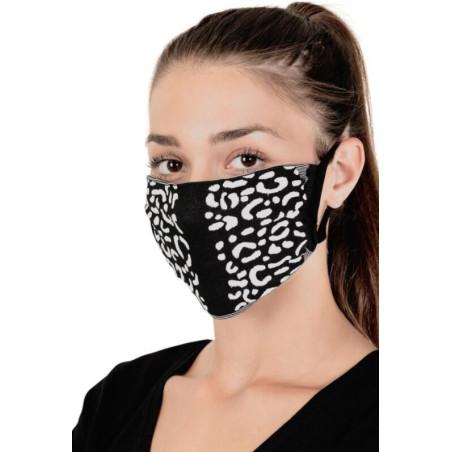 Masque anti covid Leopard Emilio cavallini