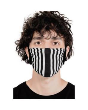 Lot de 2 Masques barrières Rayures Rectangles