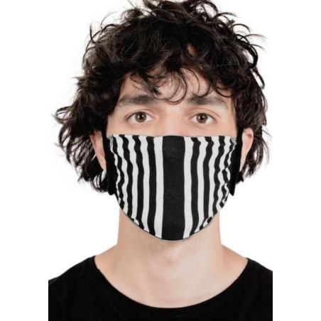 Lot de 2 Masques barrières Rayures Rectangles