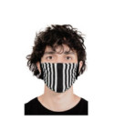Lot de 2 Masques barrières Rayures Rectangles