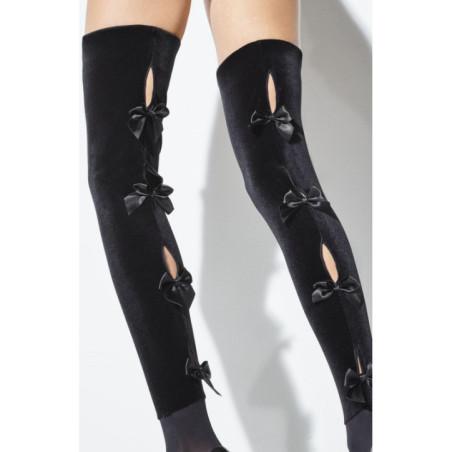 Jambière Séduction esprit boudoir et ruban